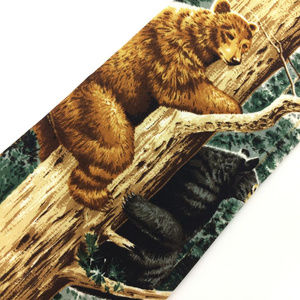 Grizzly Bear Novelty Necktie Tie